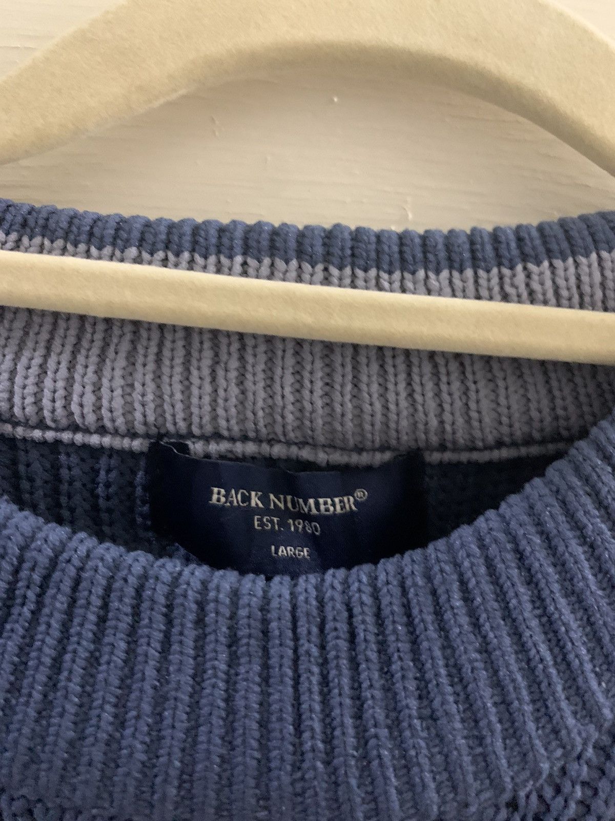 Homespun Knitwear × Japanese Brand Japanese Knitwear Back Number Size US L / EU 52-54 / 3 - 4 Thumbnail