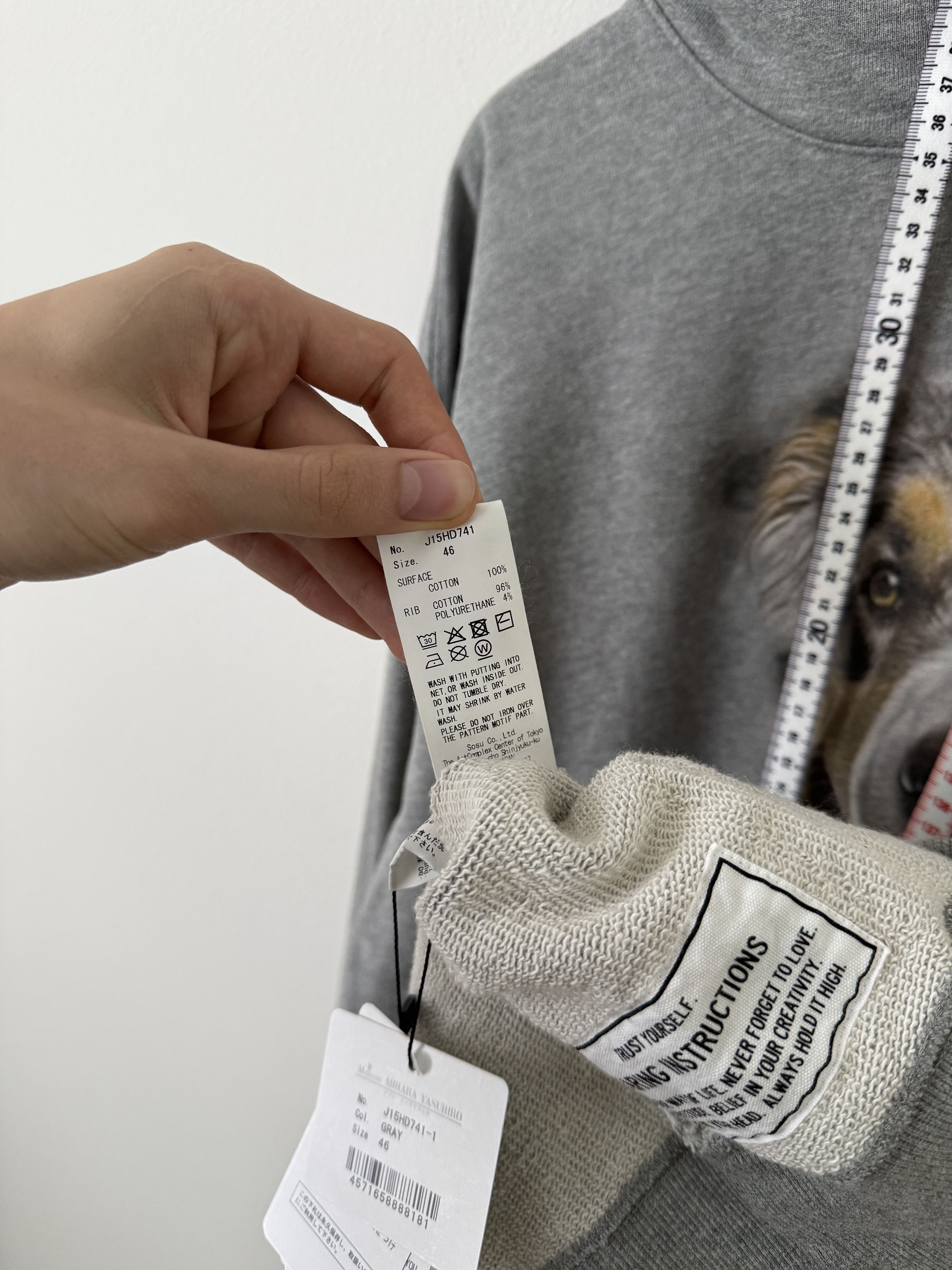 Maison MIHARA YASUHIRO Dog Print Hoodie Size US S / EU 44-46 / 1 - 20 Thumbnail