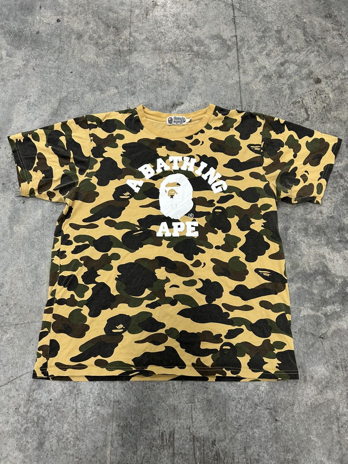 Bape t shirt all over print 1st camo
