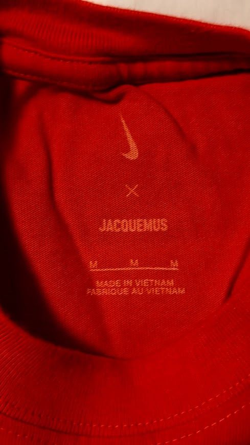 Jacquemus × Nike Nike x Jacquemus Short Sleeve tee Red - Size M Size US M / EU 48-50 / 2 - 4 Thumbnail