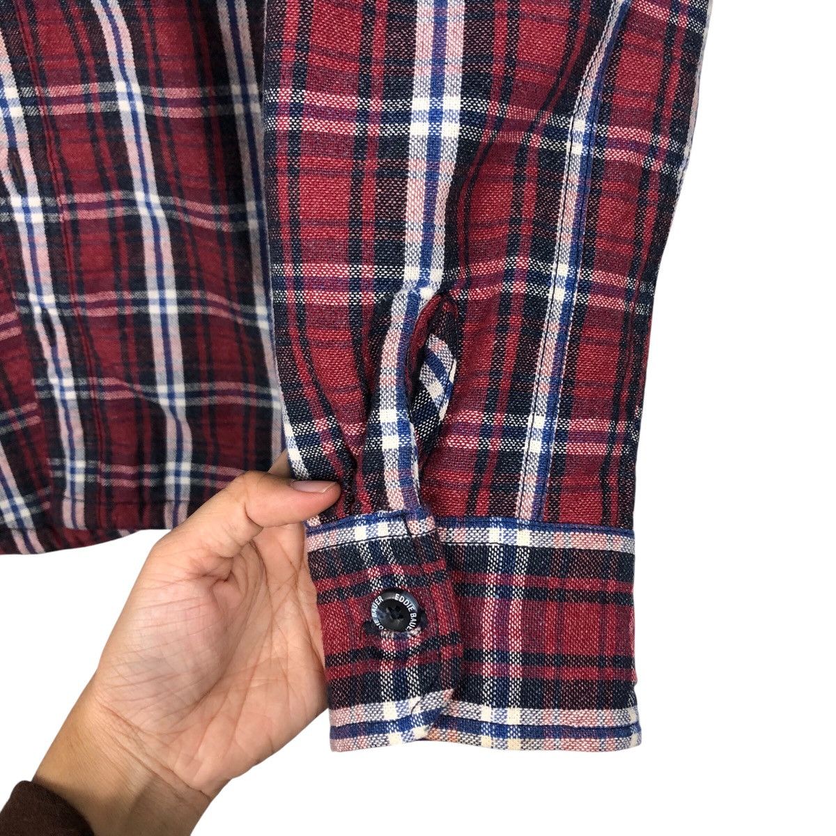 Japanese Brand 📌Vintage Shirt Jacket Worker Eddie Bauer Sherpa Blanket Size US S / EU 44-46 / 1 - 16 Thumbnail