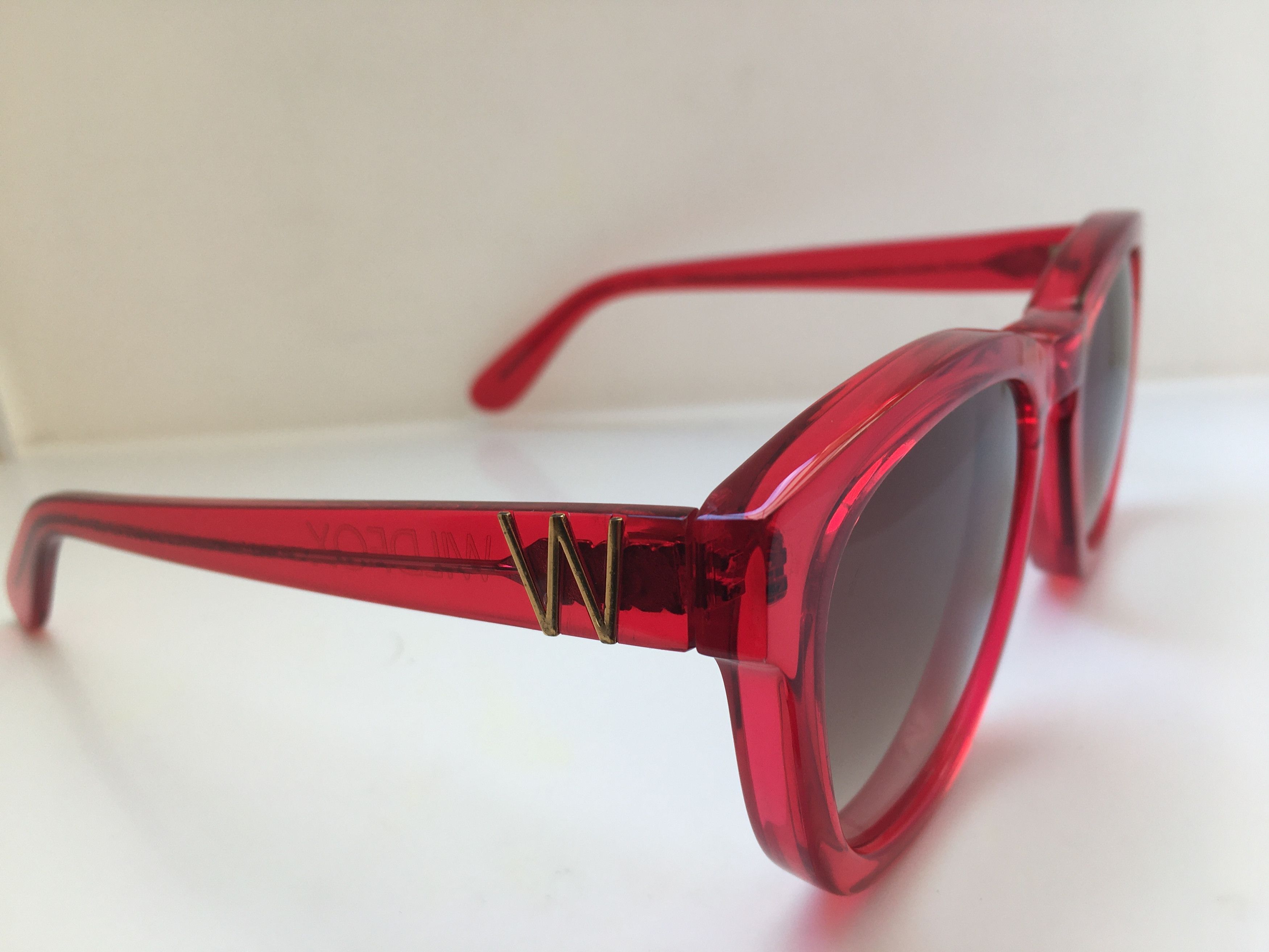 Wildfox Classic Fox Clear Red Sunglasses Frame