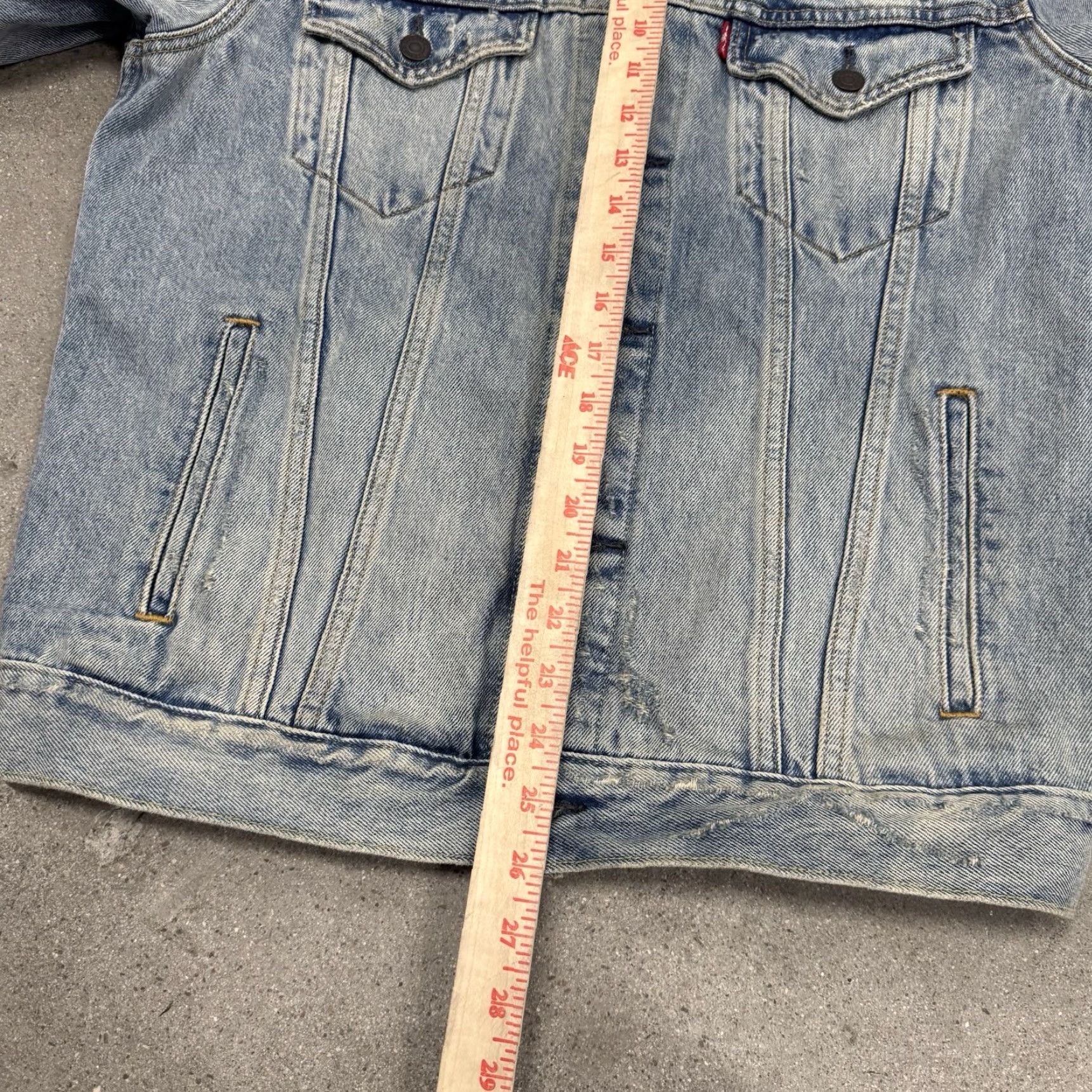Levi's VINTAGE VTG Levi's Trucker Denim Jacket M y2k distressed Size US M / EU 48-50 / 2 - 6 Thumbnail