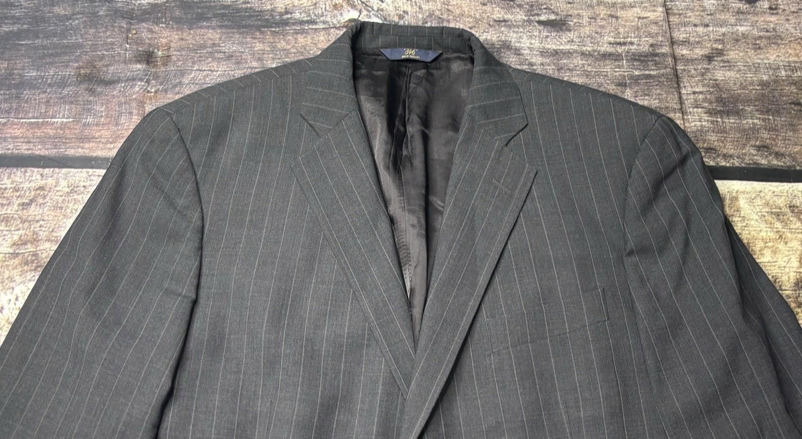 Brooks Brothers 346 Brooks Brothers Blazer Jacket Mens 44L Wool Stretch Size 44L - 4 Thumbnail