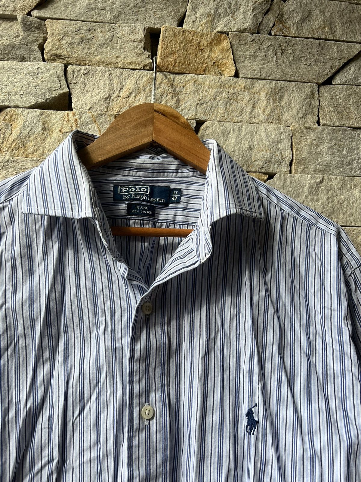 Polo Ralph Lauren × Ralph Lauren × Vintage Polo Ralph Lauren Vintage Shirt Size US XL / EU 56 / 4 - 2 Thumbnail