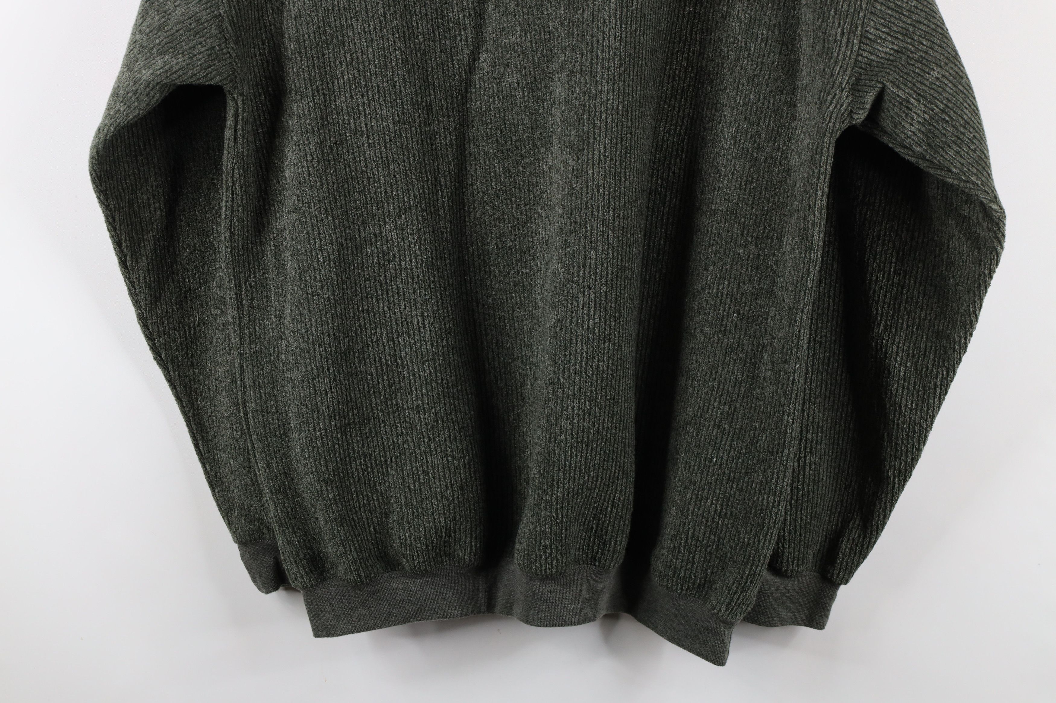 Vintage Vintage 90s Streetwear Fleece Collared Pullover Sweater Size US L / EU 52-54 / 3 - 10 Thumbnail