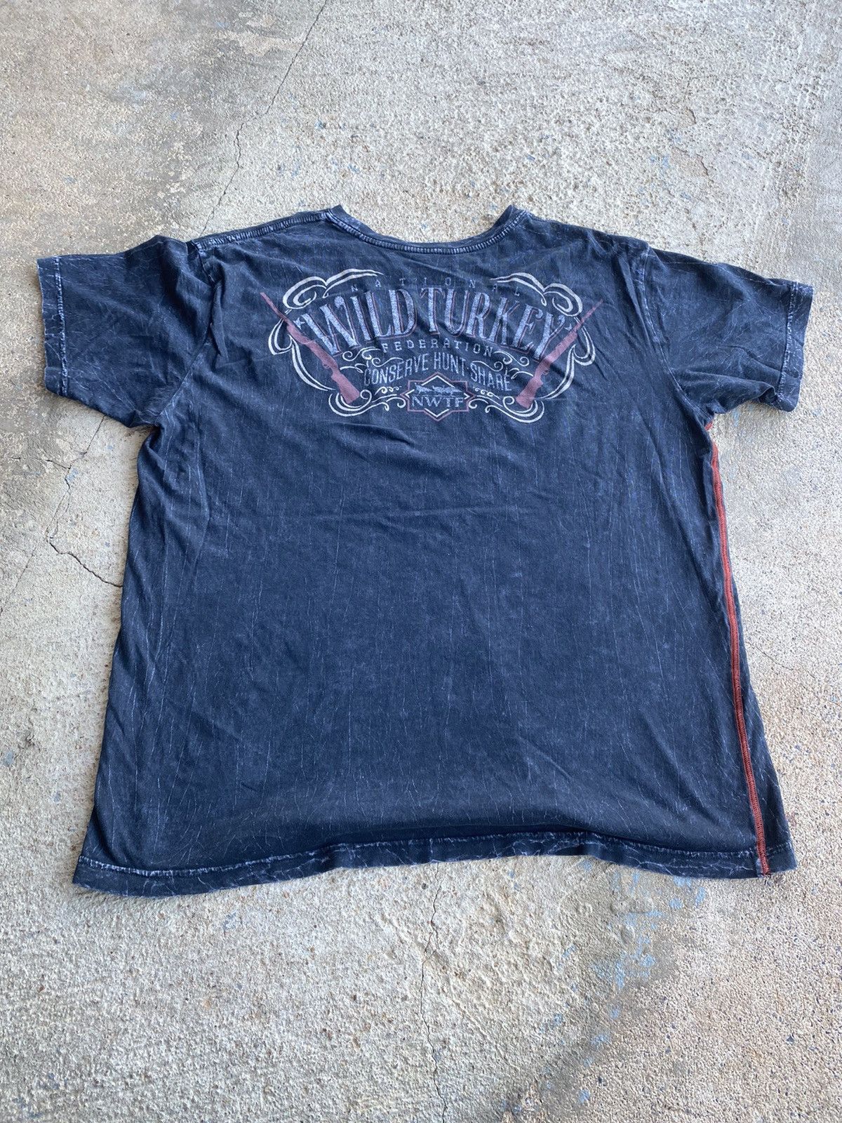 Affliction × Japanese Brand × Vintage Vintage Y2K Affliction Wild Turkey Shirt Size US M / EU 48-50 / 2 - 6 Thumbnail