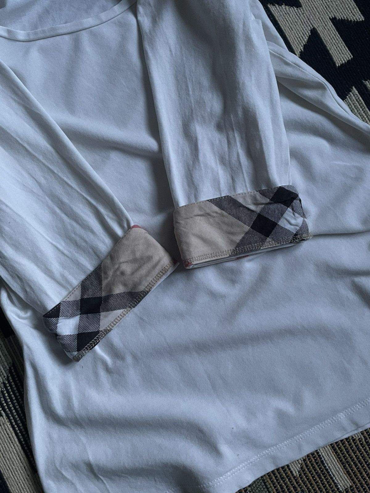 Burberry Burberry Brit Nova Check T-shirt Size XS / US 0-2 / IT 36-38 - 4 Thumbnail