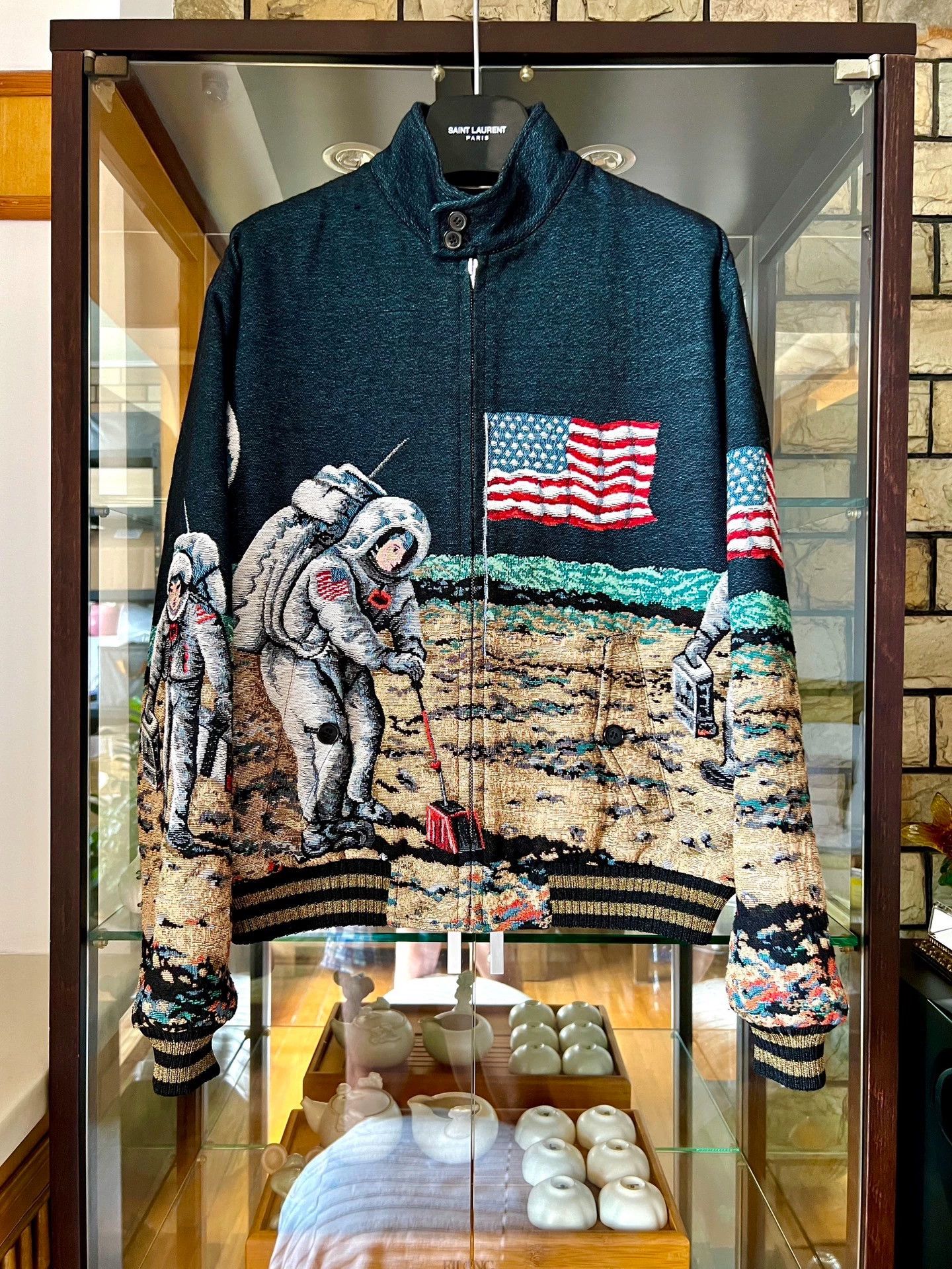 Saint laurent space jacket sales