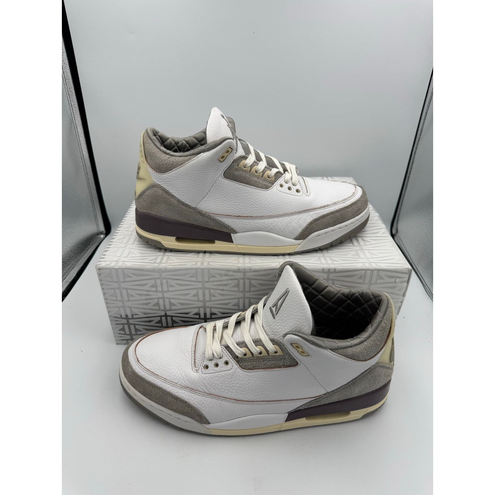 Nike A Ma Maniere x Air Jordan 3 Sz 14W/12.5M DH3434 110 # 379 Size US 12.5 / EU 45-46 - 3 Thumbnail