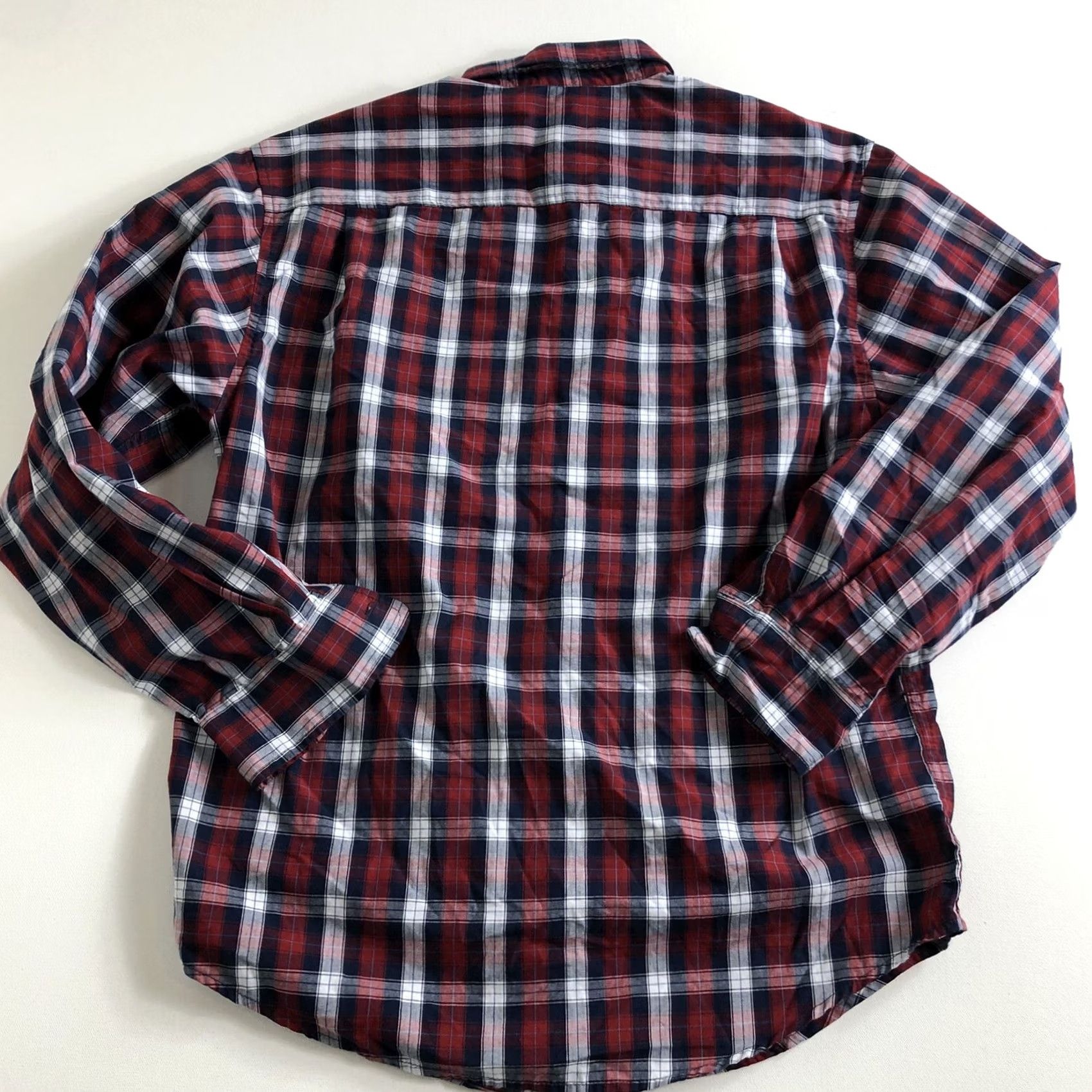 Vintage Wolverine Shirt Plaid Regular Fit Long Sleeve Button-Down Size Medium Red Mens Size US M / EU 48-50 / 2 - 2 Thumbnail