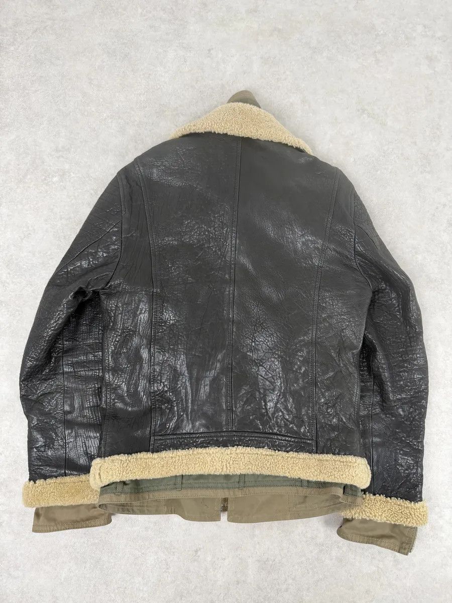 Dolce & Gabbana FW2005 Dolce & Gabbana Heavy Shearling Army Combat Leather Jacket Size US M / EU 48-50 / 2 - 3 Thumbnail