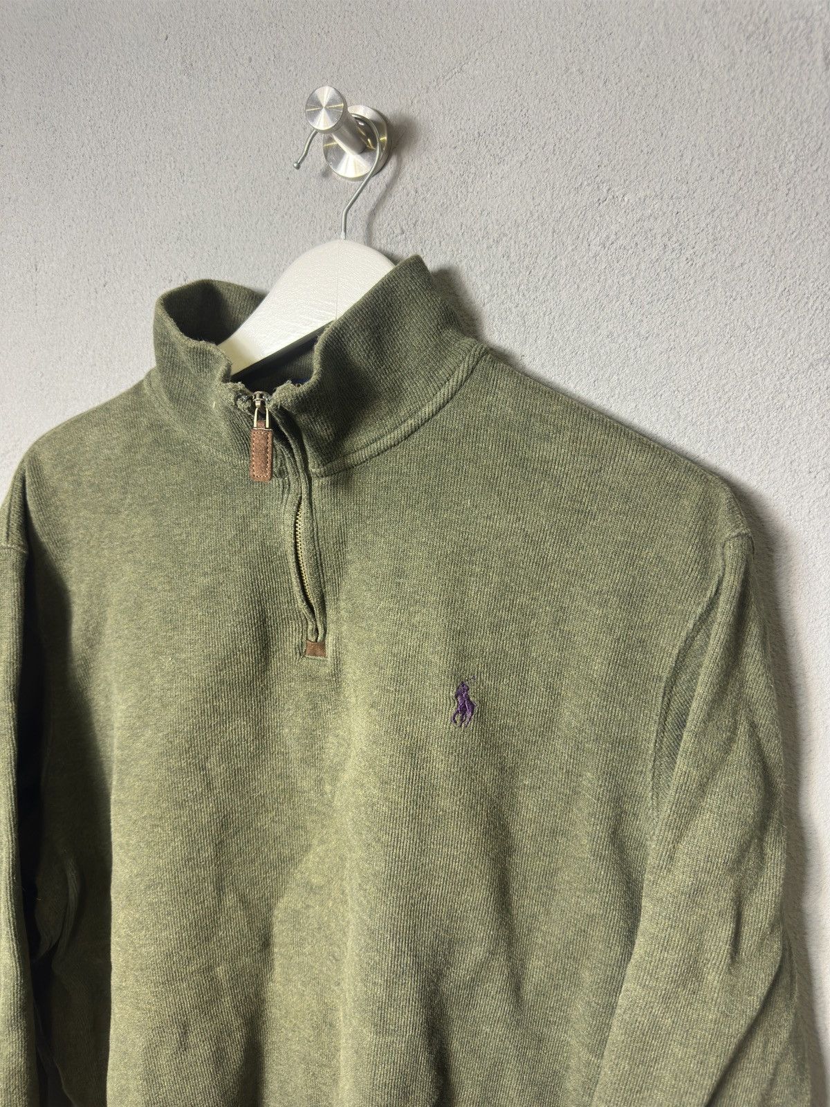 Designer × Polo Ralph Lauren × Ralph Lauren Polo Ralph Lauren 1/4 Zip Sweater Size US L / EU 52-54 / 3 - 2 Thumbnail