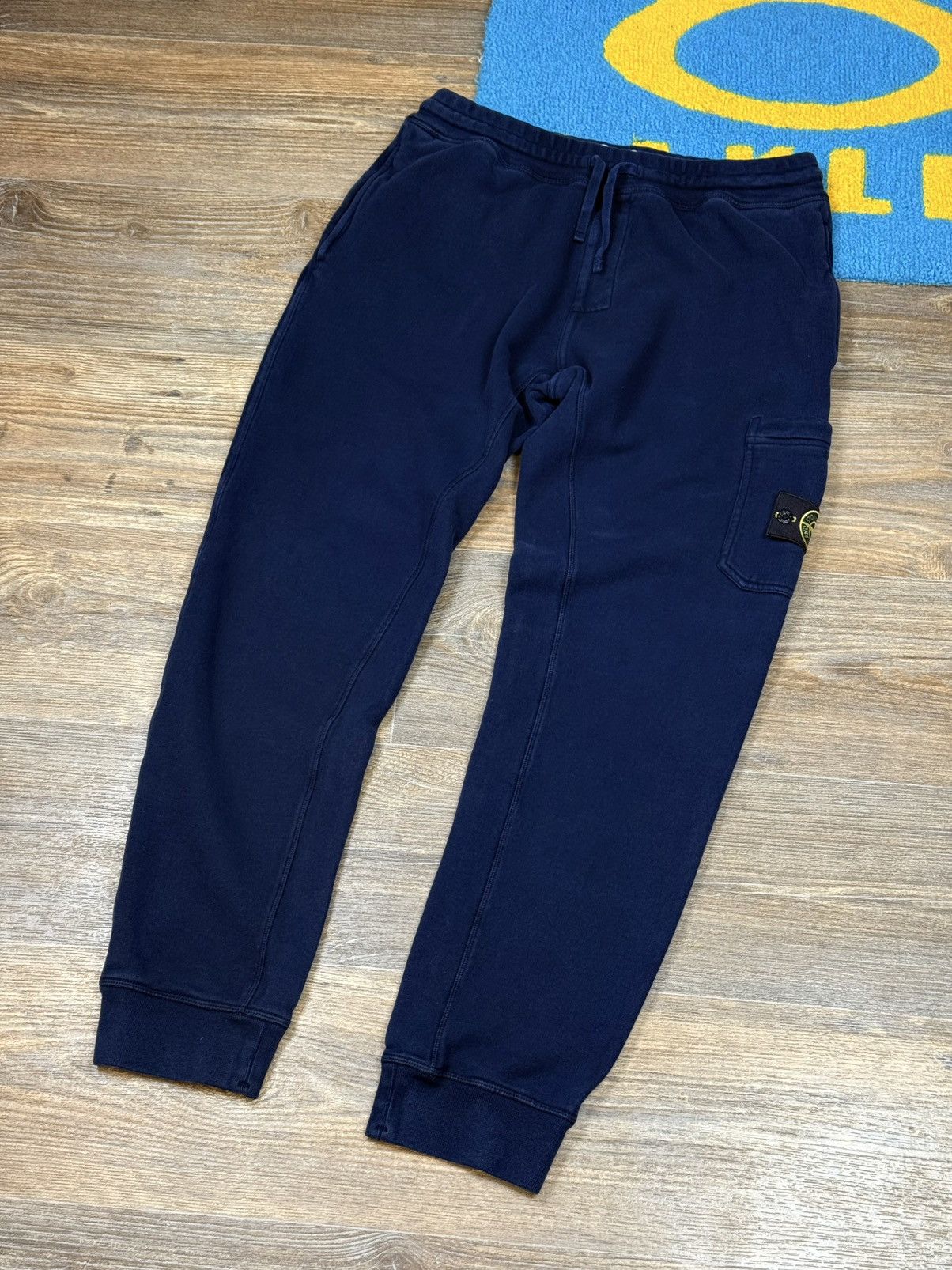 Stone Island Stone Island Blue Cargo Jogger Sweat Pants Size US 34 / EU 50 - 1 Thumbnail