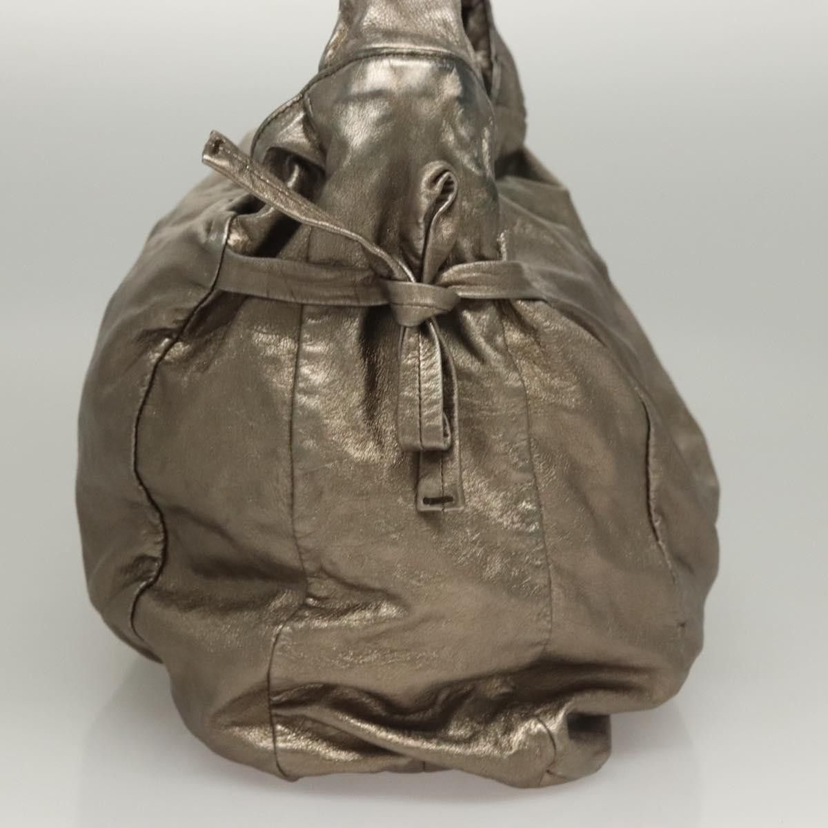 Gucci GUCCI Shoulder Bag Leather Silver Gold Size ONE SIZE - 5 Thumbnail