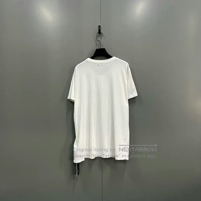 Amiri Amiri Size XL White printed logo short sleeves Size US XL / EU 56 / 4 - 3 Thumbnail
