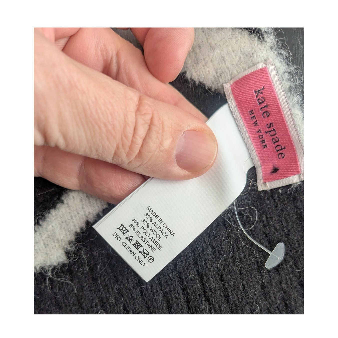 Kate Spade Kate Spade zebra pattern alpaca wool blend scarf black white Size ONE SIZE - 3 Thumbnail