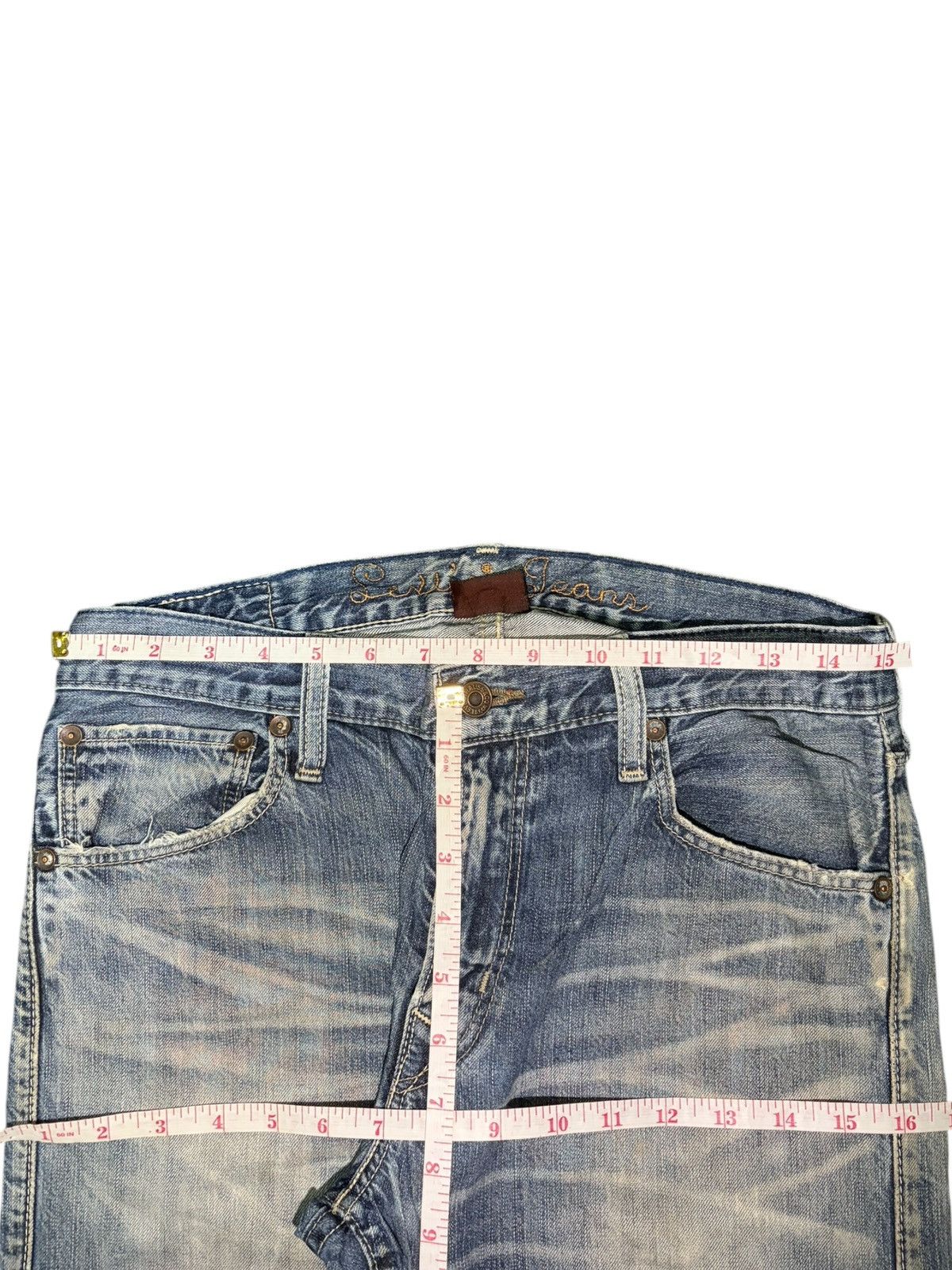 Levi's Vintage 90s Levis 202 Buckle Back Distressed Jeans Size 30" / US 8 / IT 44 - 6 Thumbnail