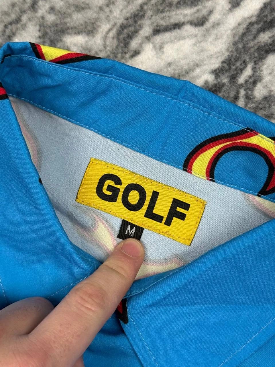 Golf Wang GOLF Wang Shirt Flognaw Motors Flames Buttons Size US M / EU 48-50 / 2 - 4 Thumbnail