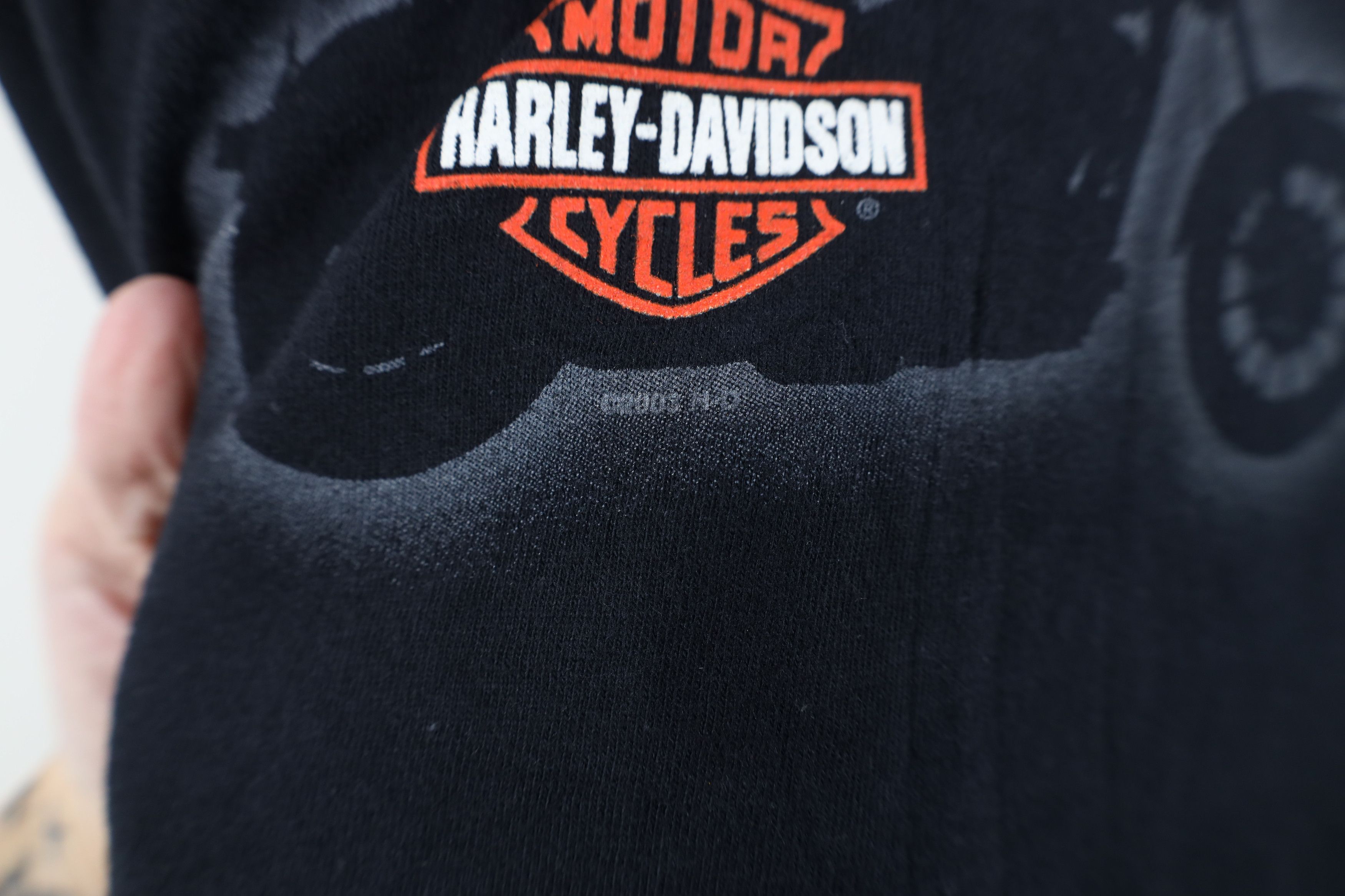 Harley Davidson Vintage Y2K 2000 Harley Davidson Logo New York T-Shirt USA Size US XXL / EU 58 / 5 - 5 Thumbnail