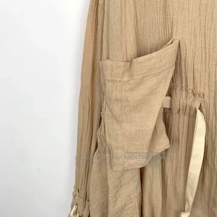 Loewe Loewe Brown Pleated Ribbon Cotton Lapel Long Sleeve Sun Pr Size XXS / US 00 / IT 34 - 4 Thumbnail