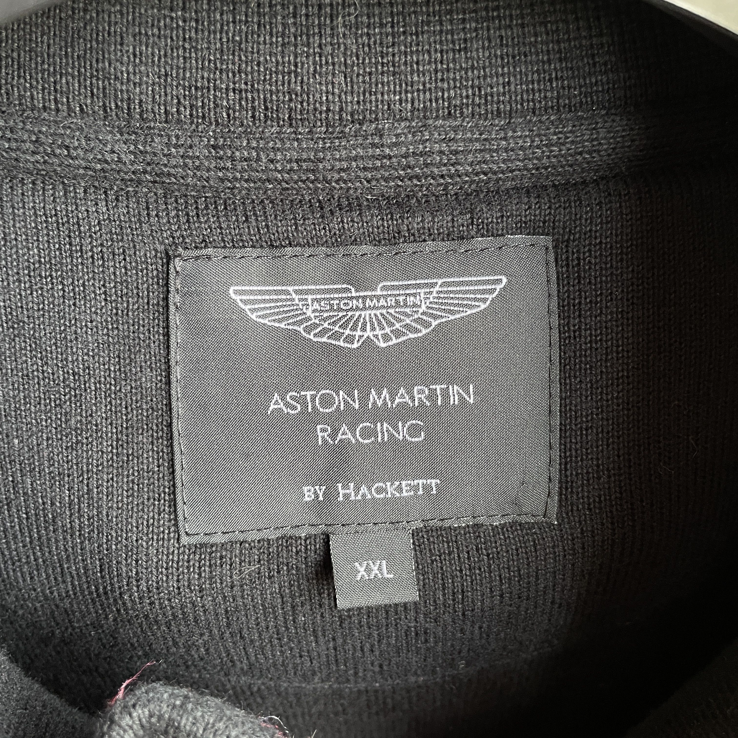 Hackett Hackett Aston Martin Chest Stripe Zip Up Cotton Cardigan Size US XXL / EU 58 / 5 - 7 Thumbnail