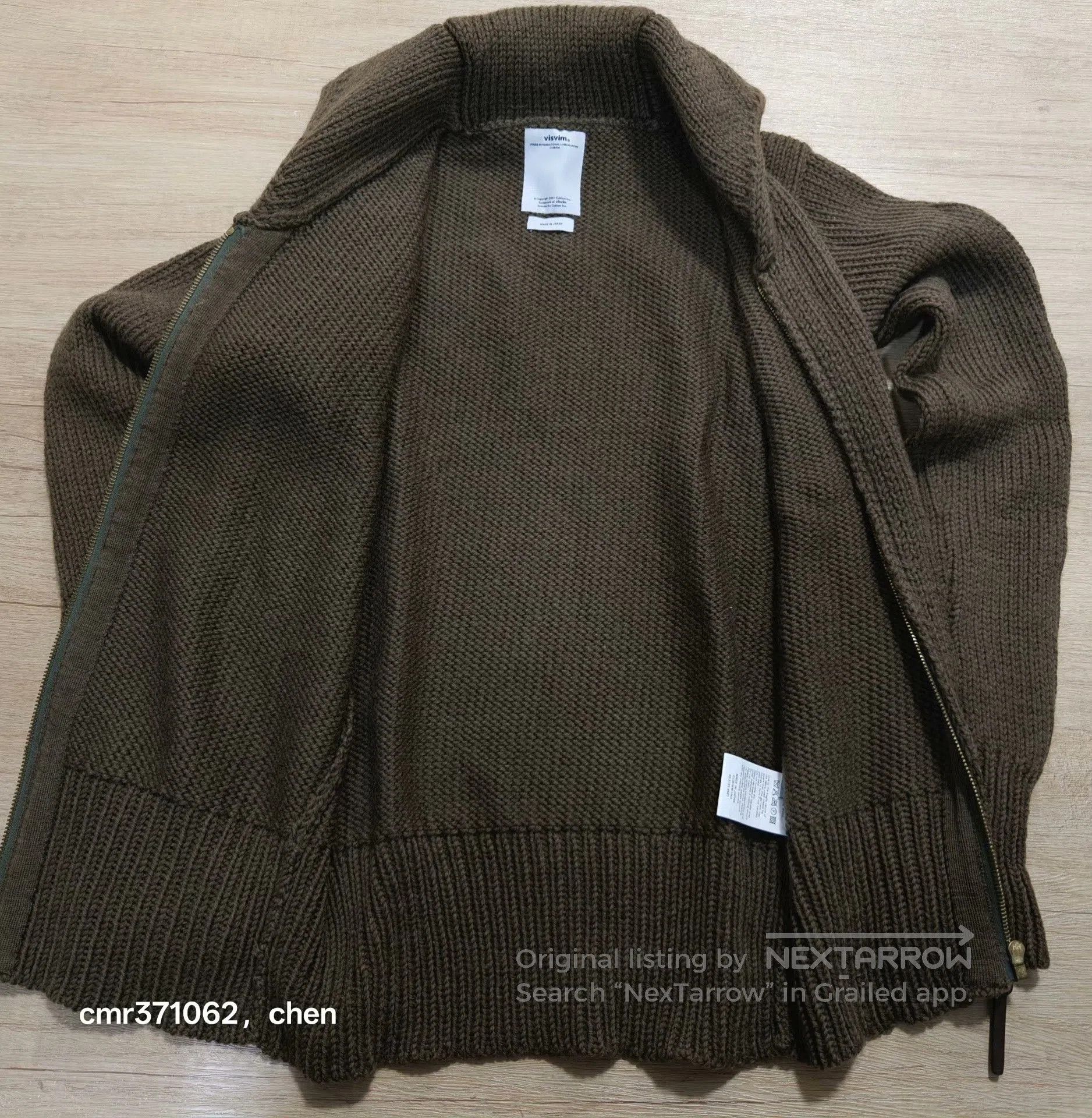 Visvim VISVIM 13AW STURGIS SWEATER F.Z. Size US S / EU 44-46 / 1 - 6 Thumbnail