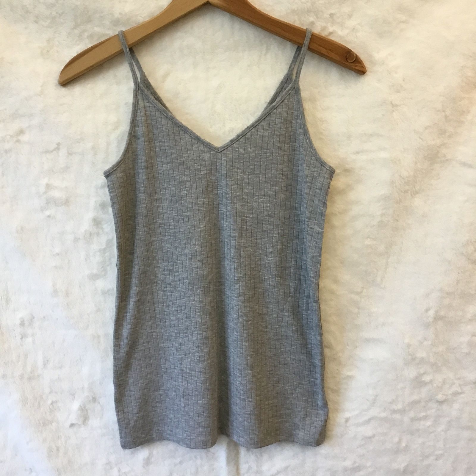 Loft LOFT Gray Double V Cami Size XS / US 0-2 / IT 36-38 - 8 Thumbnail