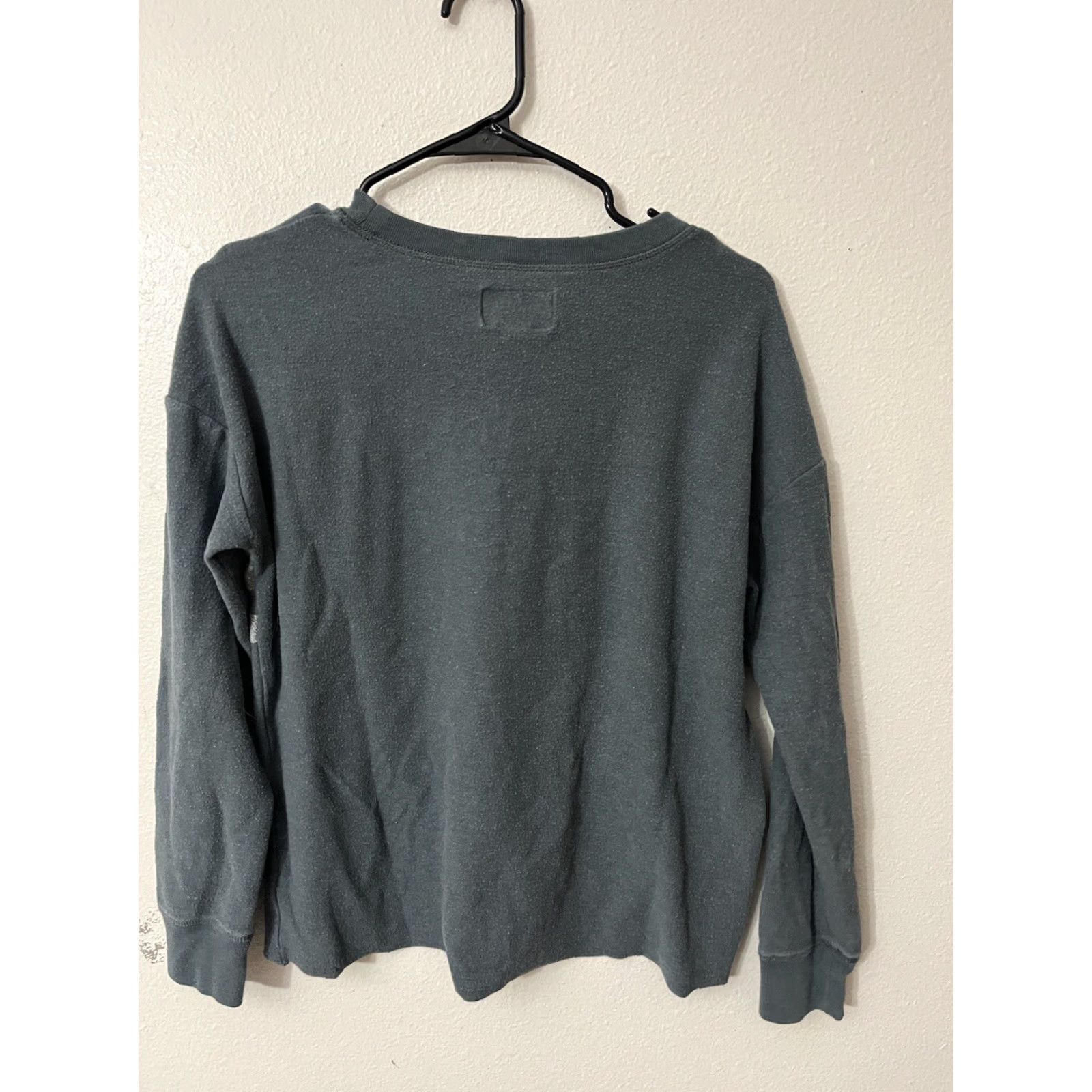 American Eagle Outfitters American Eagle Sweater Womens Medium Green Oversized Pullover Casual Knit Size M / US 6-8 / IT 42-44 - 2 Thumbnail