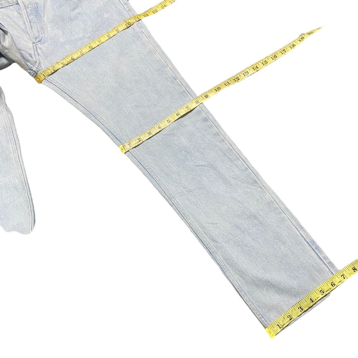 A.P.C. A.P.C Petit New Standard Light Blue Stonewash Jeans Size US 31 - 19 Thumbnail