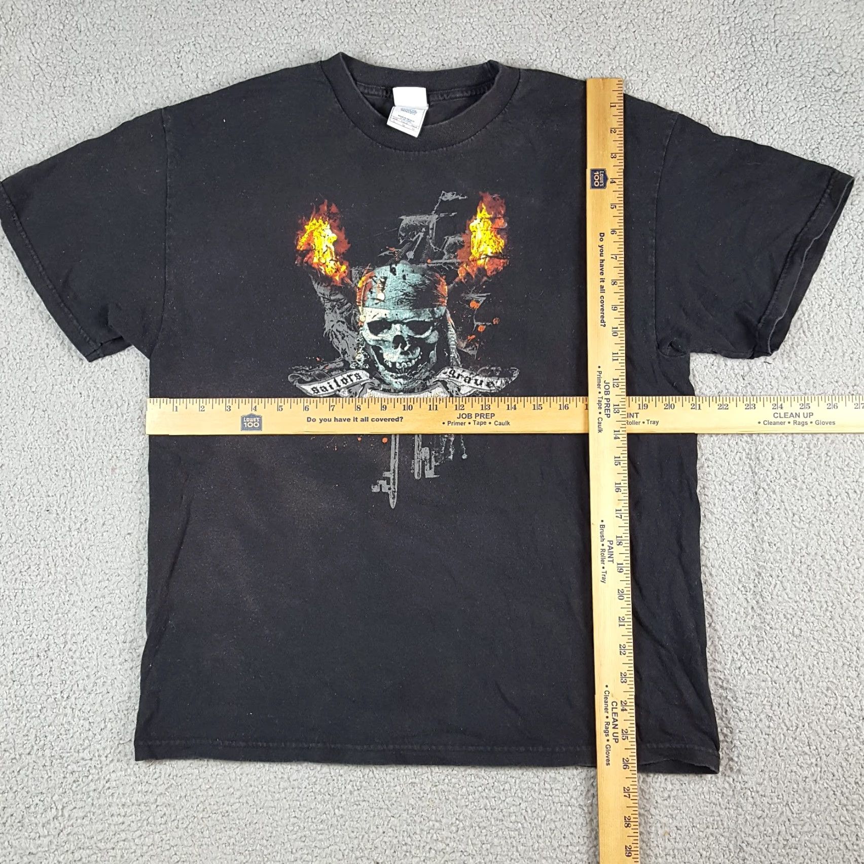 Vintage VINTAGE Pirates Of The Caribbean T-Shirt Men L Black 2000s Promo Y2K Grunge 90s Vintage Shirt Size US L / EU 52-54 / 3 - 7 Thumbnail