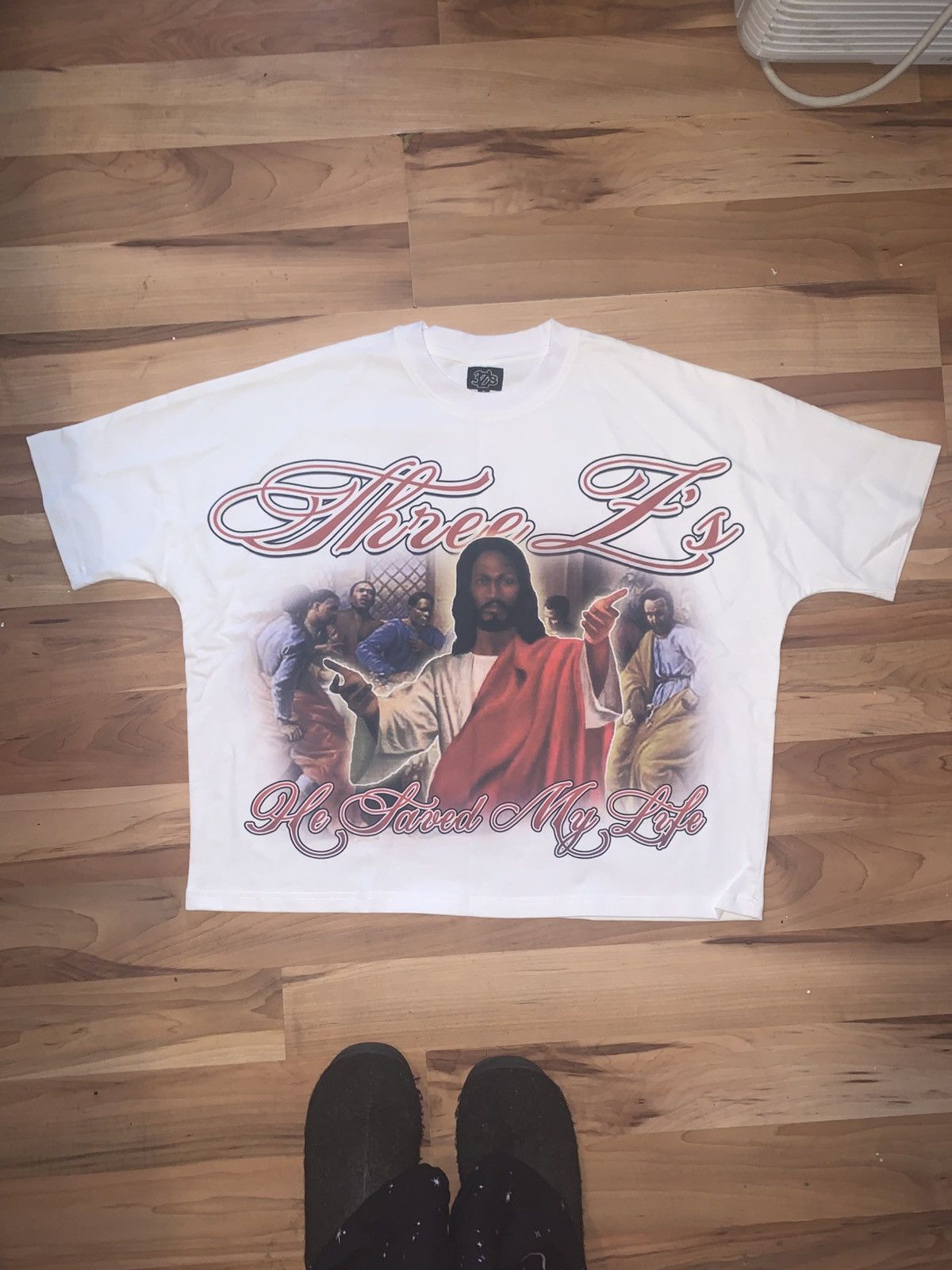 Vintage Jesus Graphic Shirt Size US XL / EU 56 / 4 - 1 Thumbnail