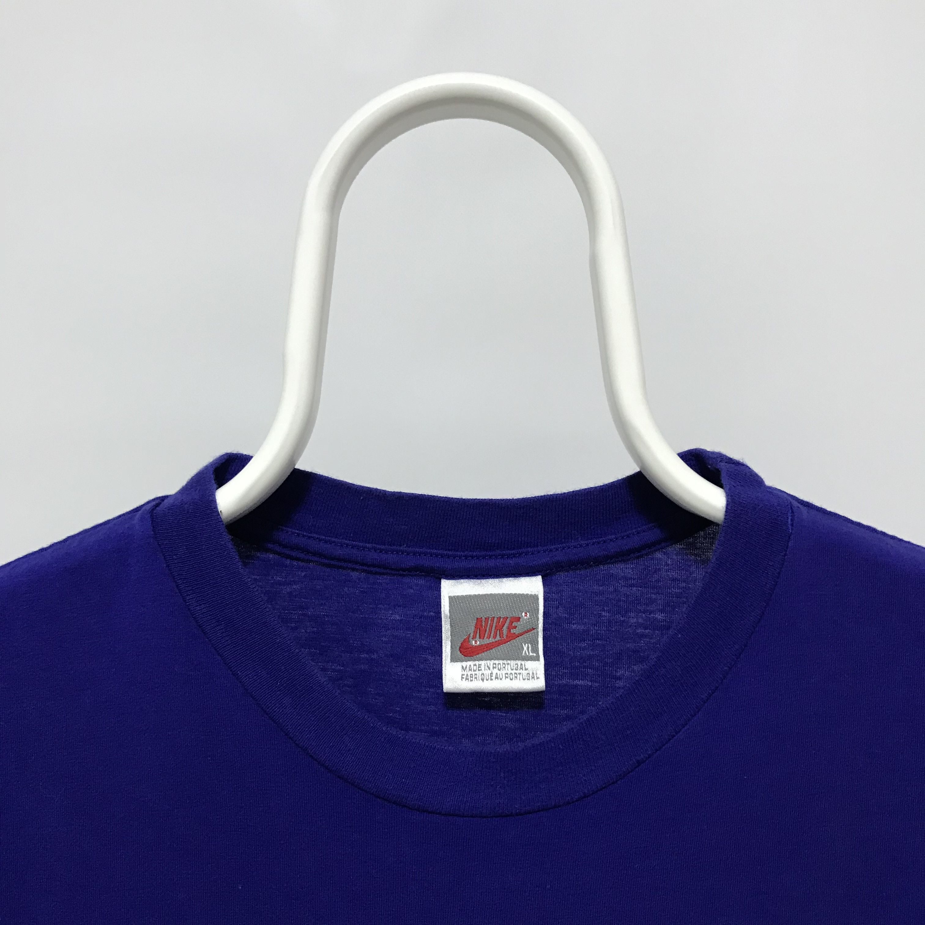 Nike NIKE Vintage T-Shirt Big Logo Tee 80s 90s Rare Swoosh Size US XL / EU 56 / 4 - 4 Thumbnail