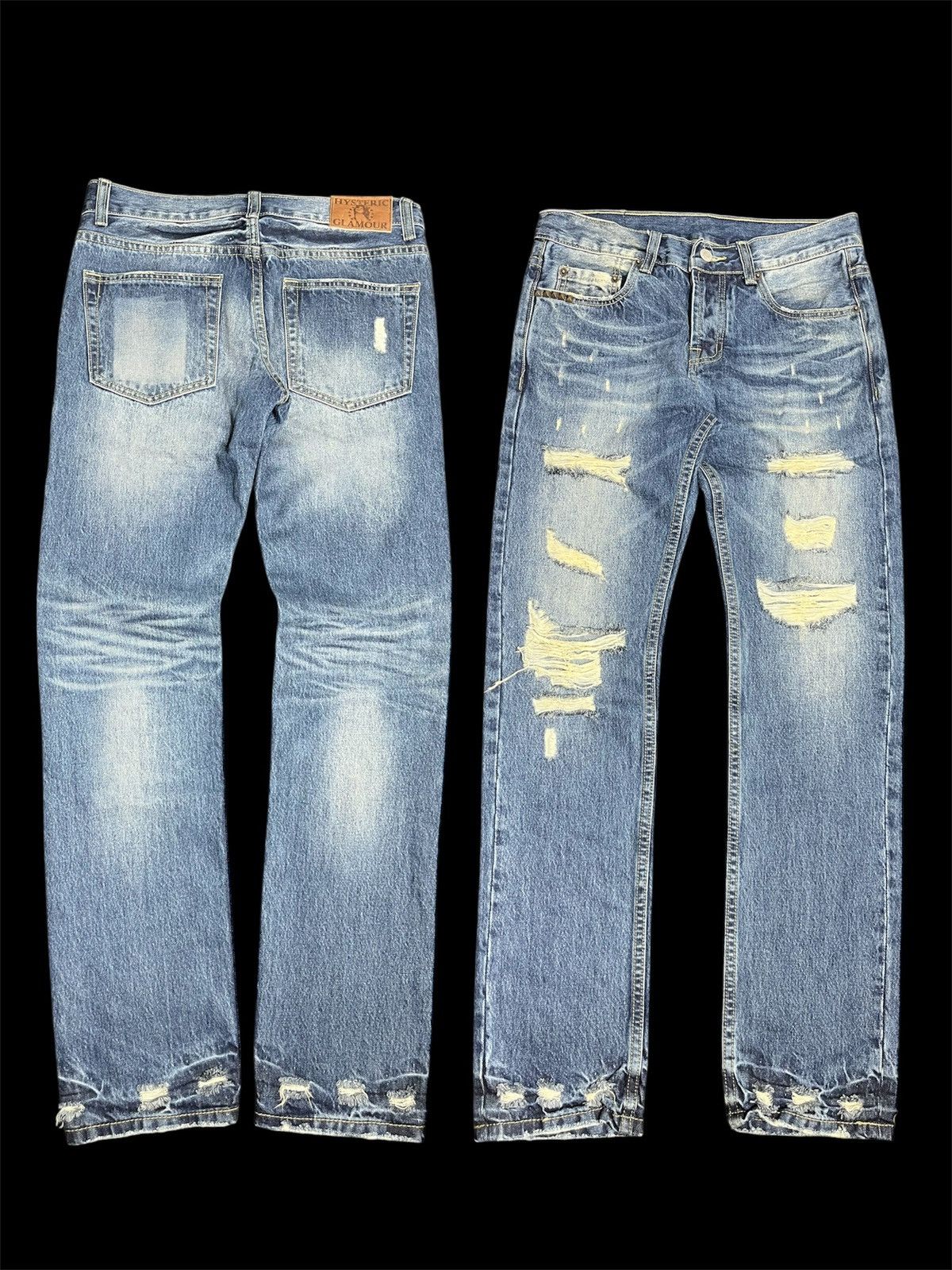 Hysteric Glamour × If Six Was Nine × Japanese Brand Japanese Hysteric Glamour Distressed Jeans punk Size US 30 / EU 46 - 1 Thumbnail