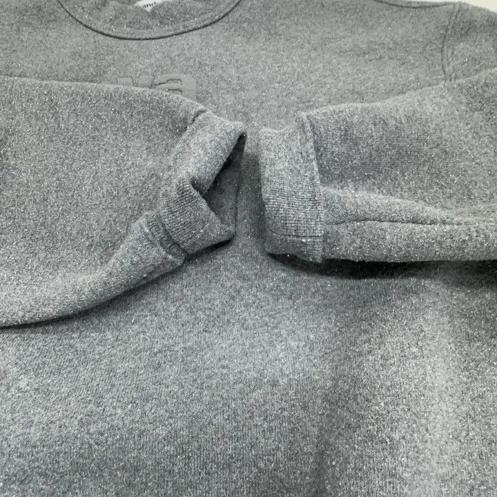 Alexander Wang Alexander Wang Gray Loose Letter Print Sweatshirt - Size XS / US 0-2 / IT 36-38 - 8 Thumbnail