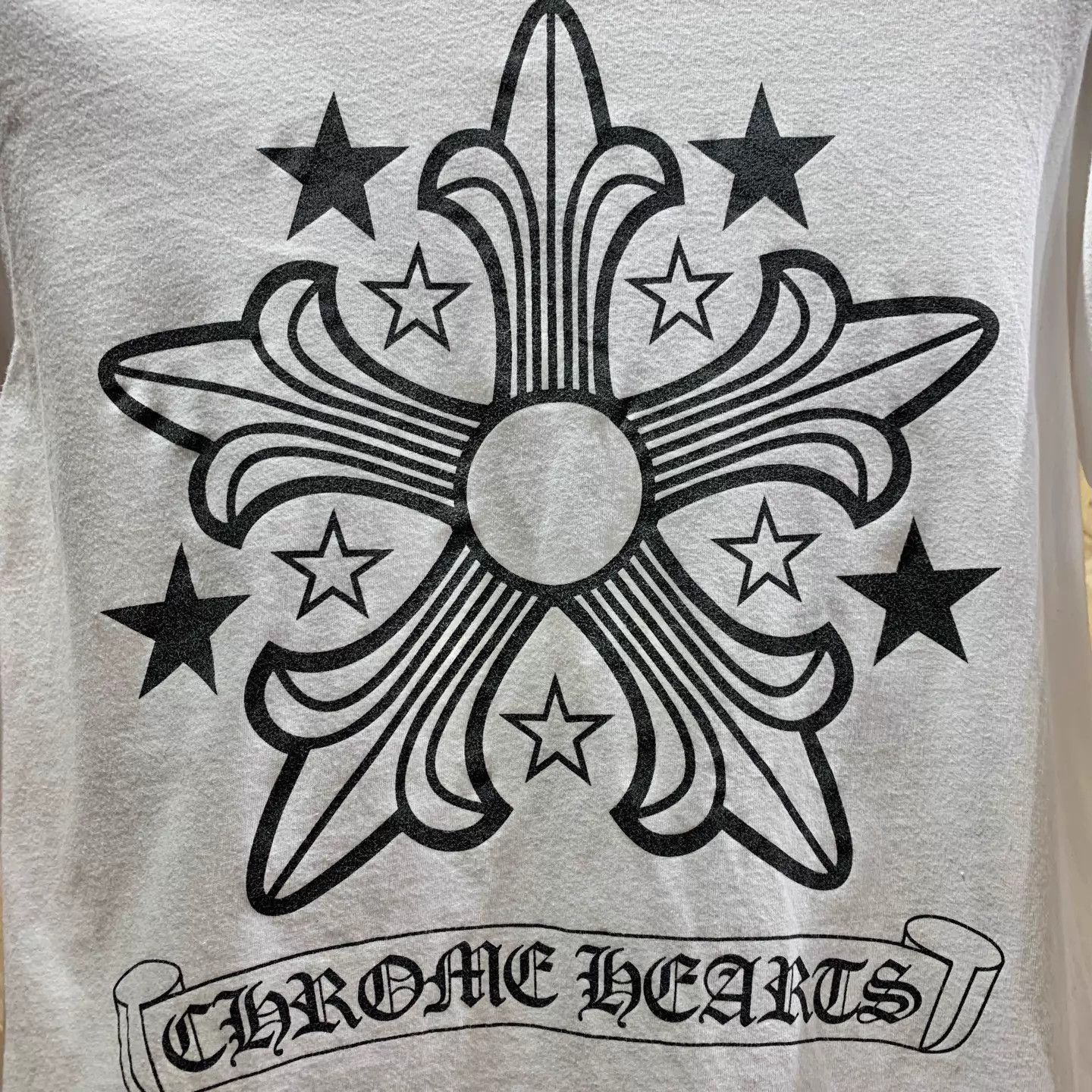 Chrome Hearts Chrome Hearts White Pentagram Scroll Longsleeve S Size US S / EU 44-46 / 1 - 6 Thumbnail