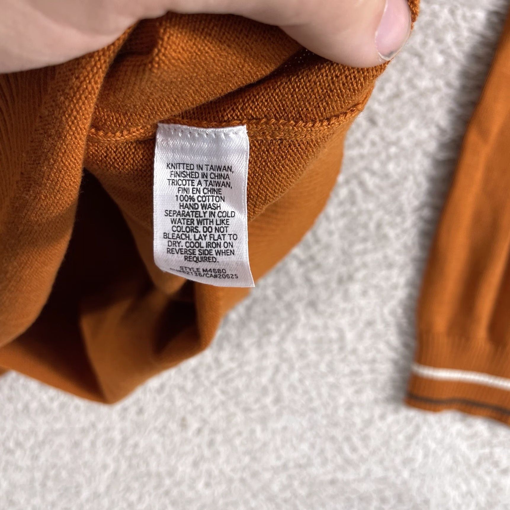 Guess VINTAGE GUESS Sweater Mens XL Brown Orange Cotton Y2K Knit Pullover Grunge NWT Size US XL / EU 56 / 4 - 6 Thumbnail
