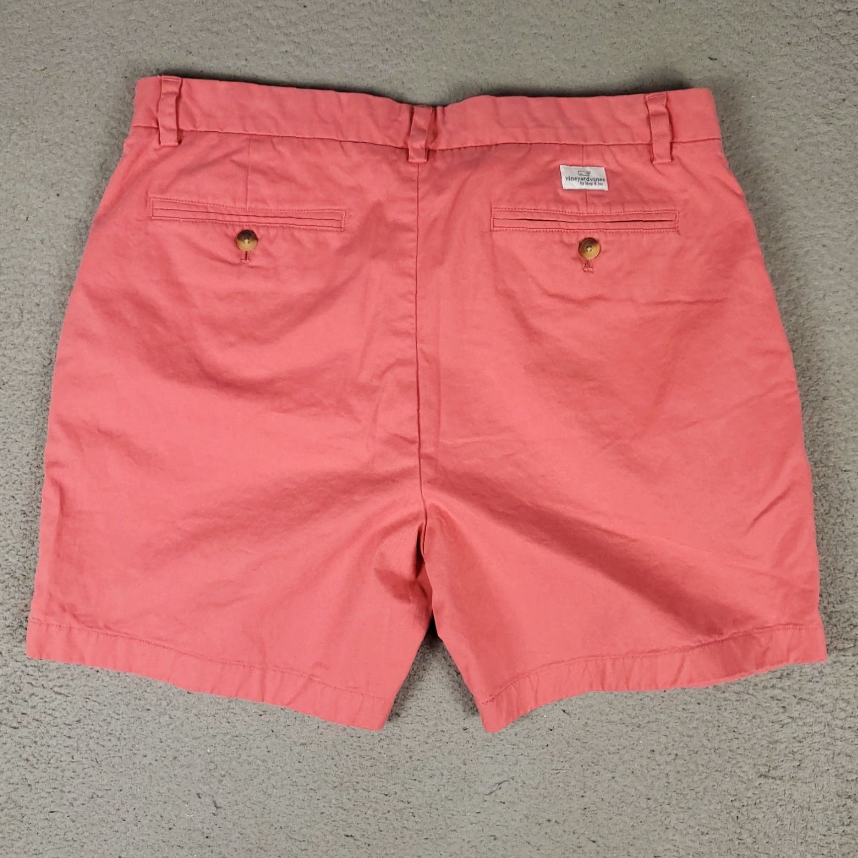 Vineyard Vines Vineyard Vines Shorts Mens 35 Pink Chino Flat Front Slash Pocket Casual Wear Size US 35 - 7 Thumbnail