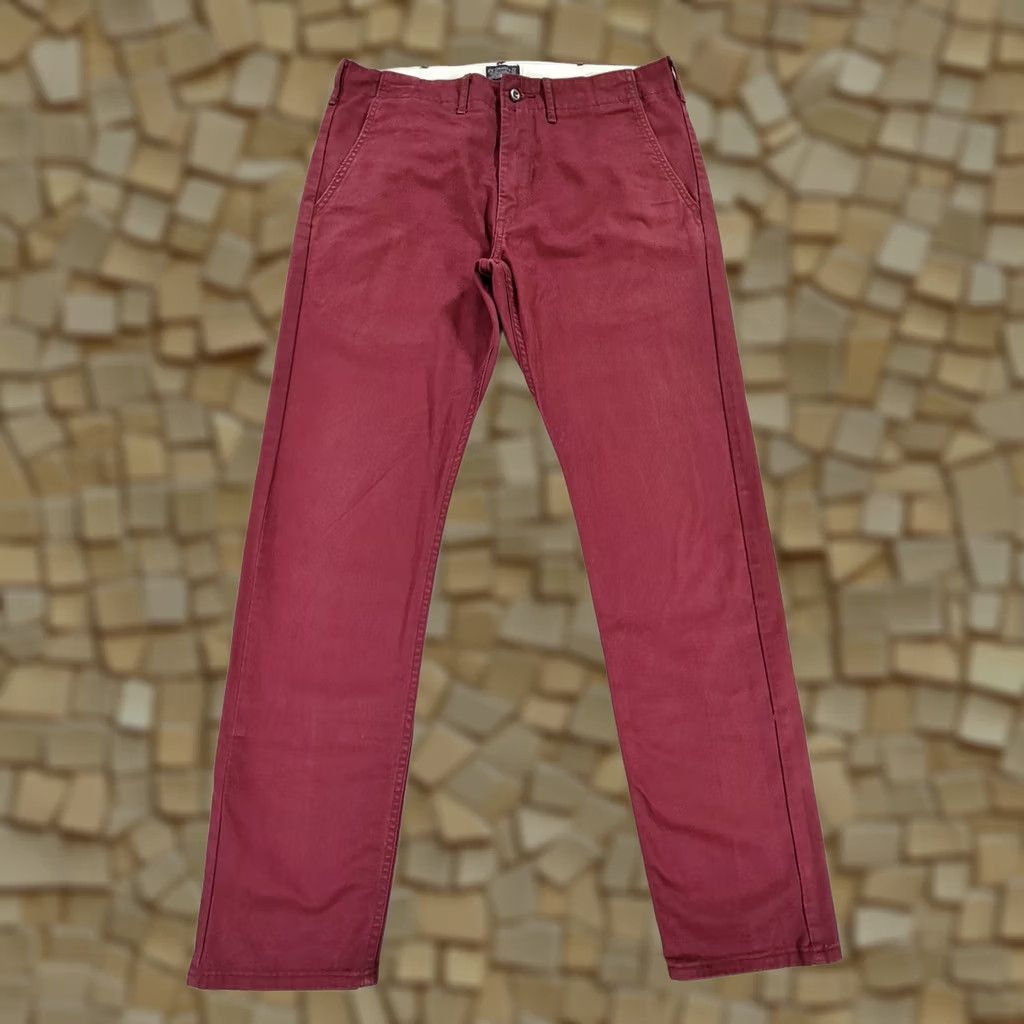 Levi's Levi's Mens Chino Trousers Slim Regular W31 L30 Red Cotton Elastane Pants Stretch Size US 31 - 1 Thumbnail