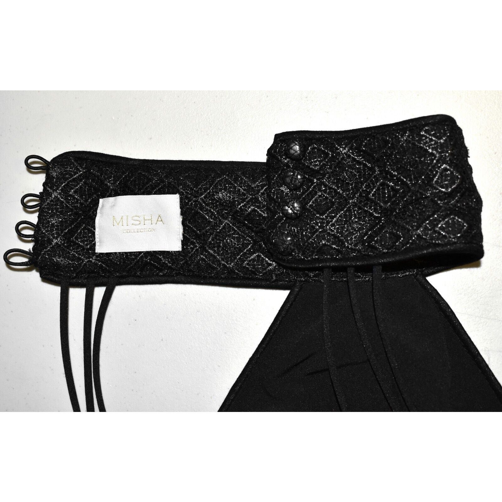 Other MISHA COLLECTION W/Straps Halter Neck Sparkling Midi Dress M Size M / US 6-8 / IT 42-44 - 5 Thumbnail