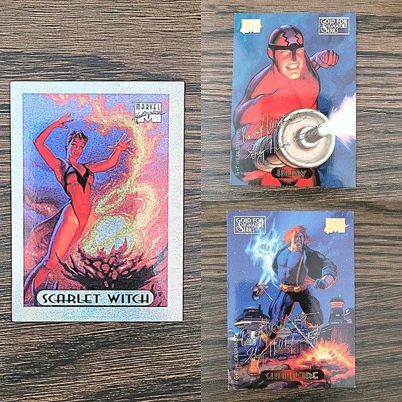 Marvel Comics '94 Marvel Masterpieces Limited Edition Foil Trading Cards Size ONE SIZE - 1 Thumbnail