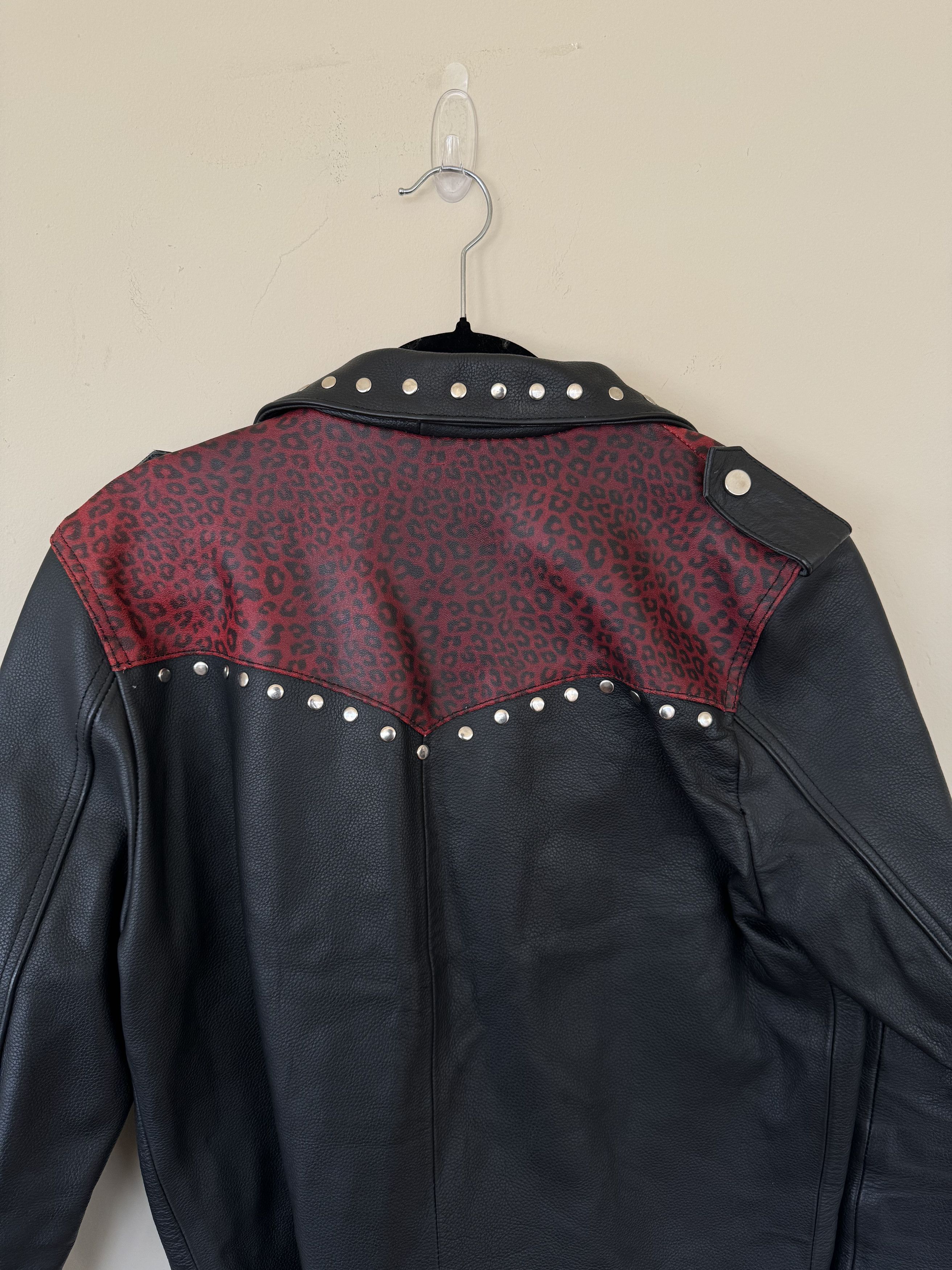 ALEXANDER DIGENOVA Alexander Digenova Cheetah Leather Jacket Size US L / EU 52-54 / 3 - 7 Thumbnail