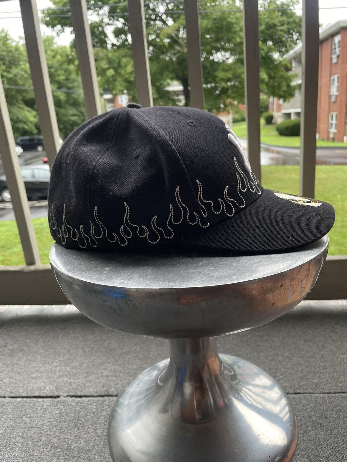 New York Yankees Black New York Yankee’s Sashiko fitted Size ONE SIZE - 4 Thumbnail