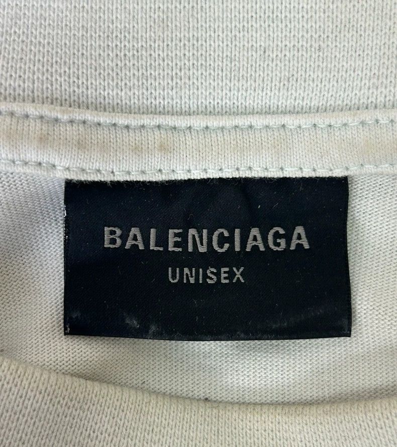 Balenciaga Balenciaga Mud dyed bitcoin to make old short-sleeved T-sh Size US M / EU 48-50 / 2 - 3 Thumbnail