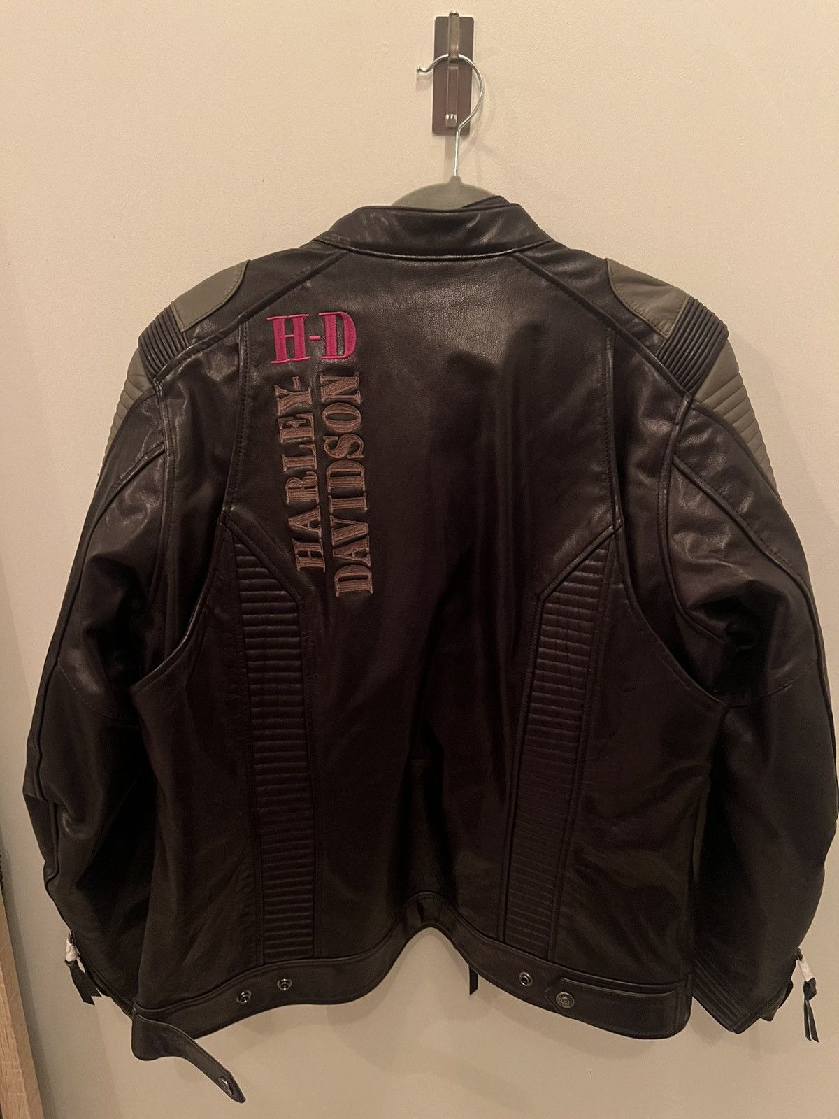 Harley Davidson × Vintage Harley Davidson Leather Racer Jacket Size US L / EU 52-54 / 3 - 2 Thumbnail