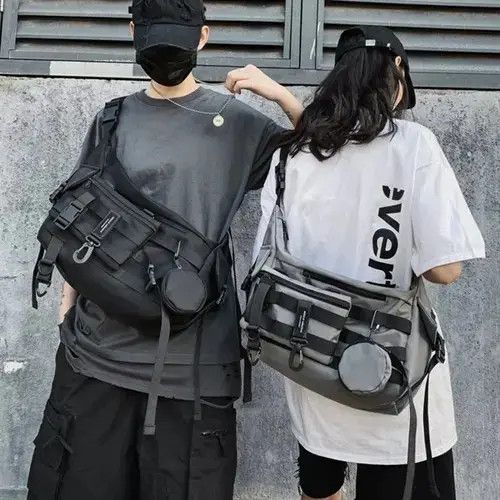 Japanese Brand Military utility messenger bag belt bag fanny pack Size ONE SIZE - 2 Thumbnail