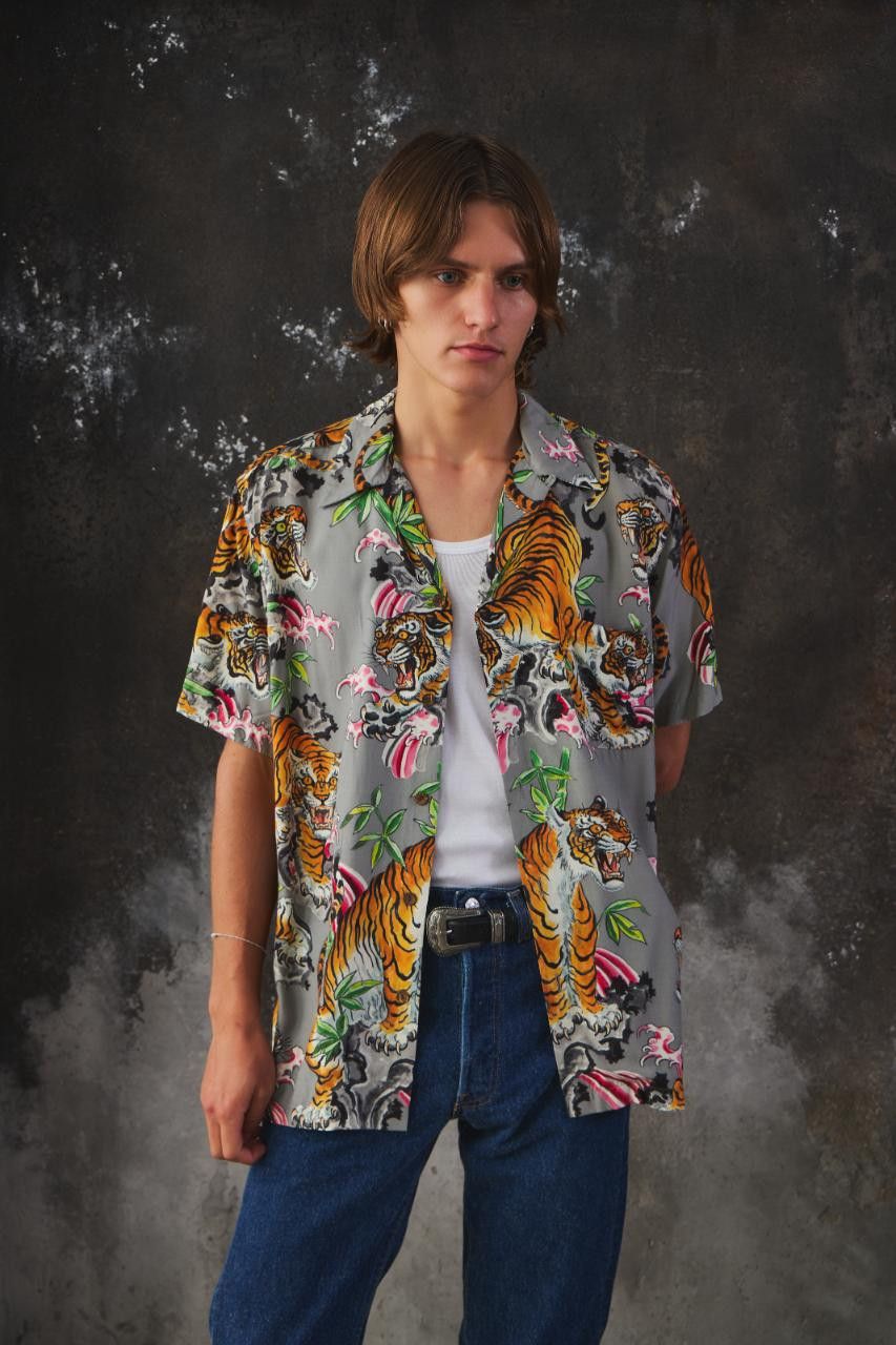 Wacko Maria WACKO MARIA TIM LEHI TIGER ALOHA SHIRT Size US L / EU 52-54 / 3 - 1 Thumbnail