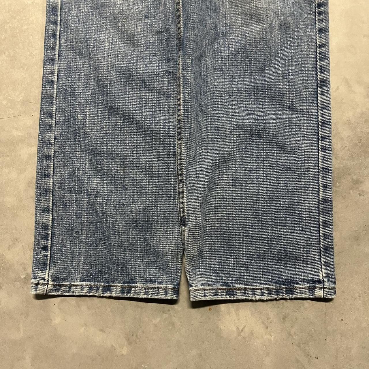 Japanese Brand × Vintage Vintage Y2K/2000s Grunge essential Medium Wash Denim Jeans! Size US 36 / EU 52 - 4 Thumbnail