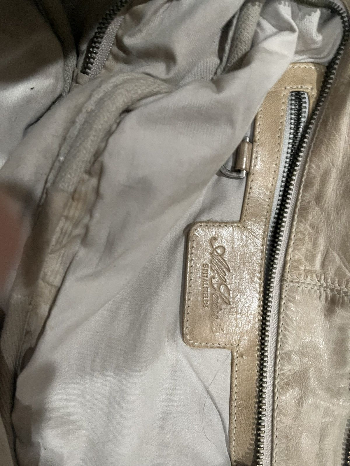 Allsaints AW 2007 Allsaints white leather bag Size ONE SIZE - 7 Thumbnail