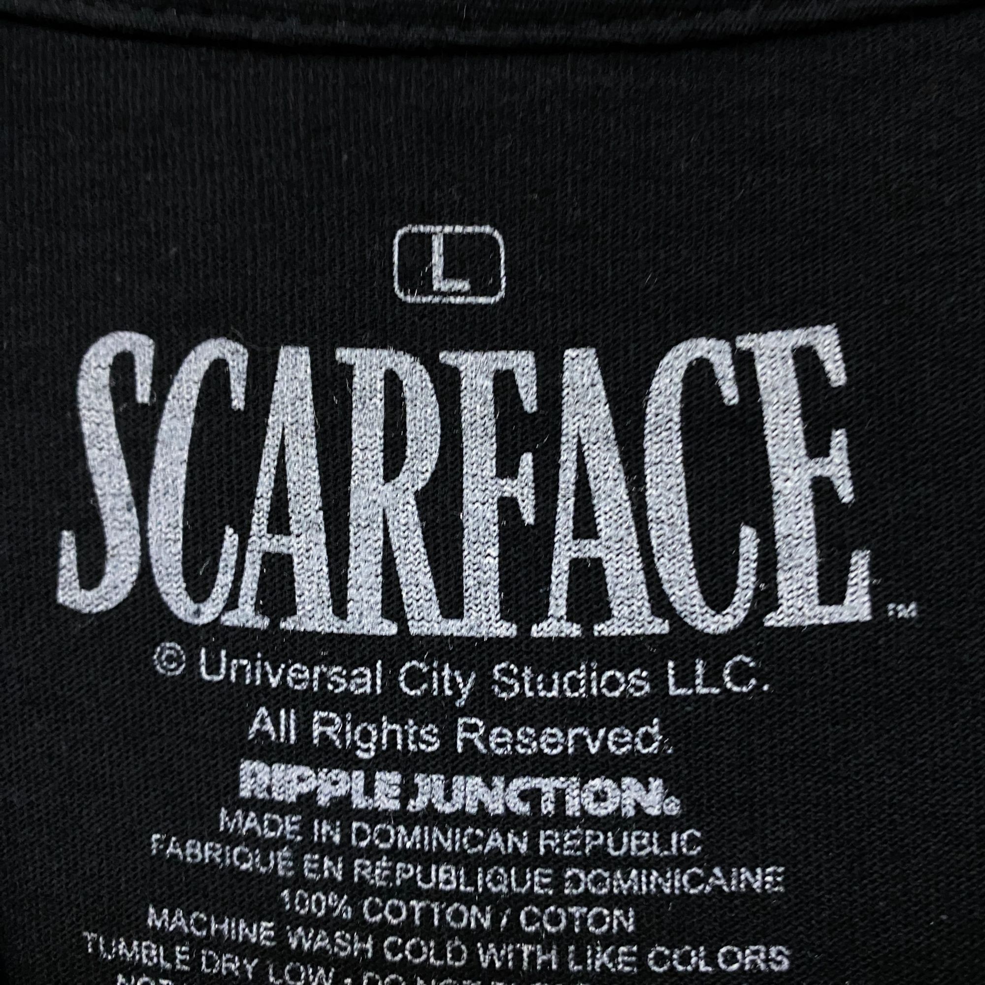 Ripple Junction Tony Montana Miami Drug Lord Scare Face Movie Promo Tee L Size US L / EU 52-54 / 3 - 4 Thumbnail